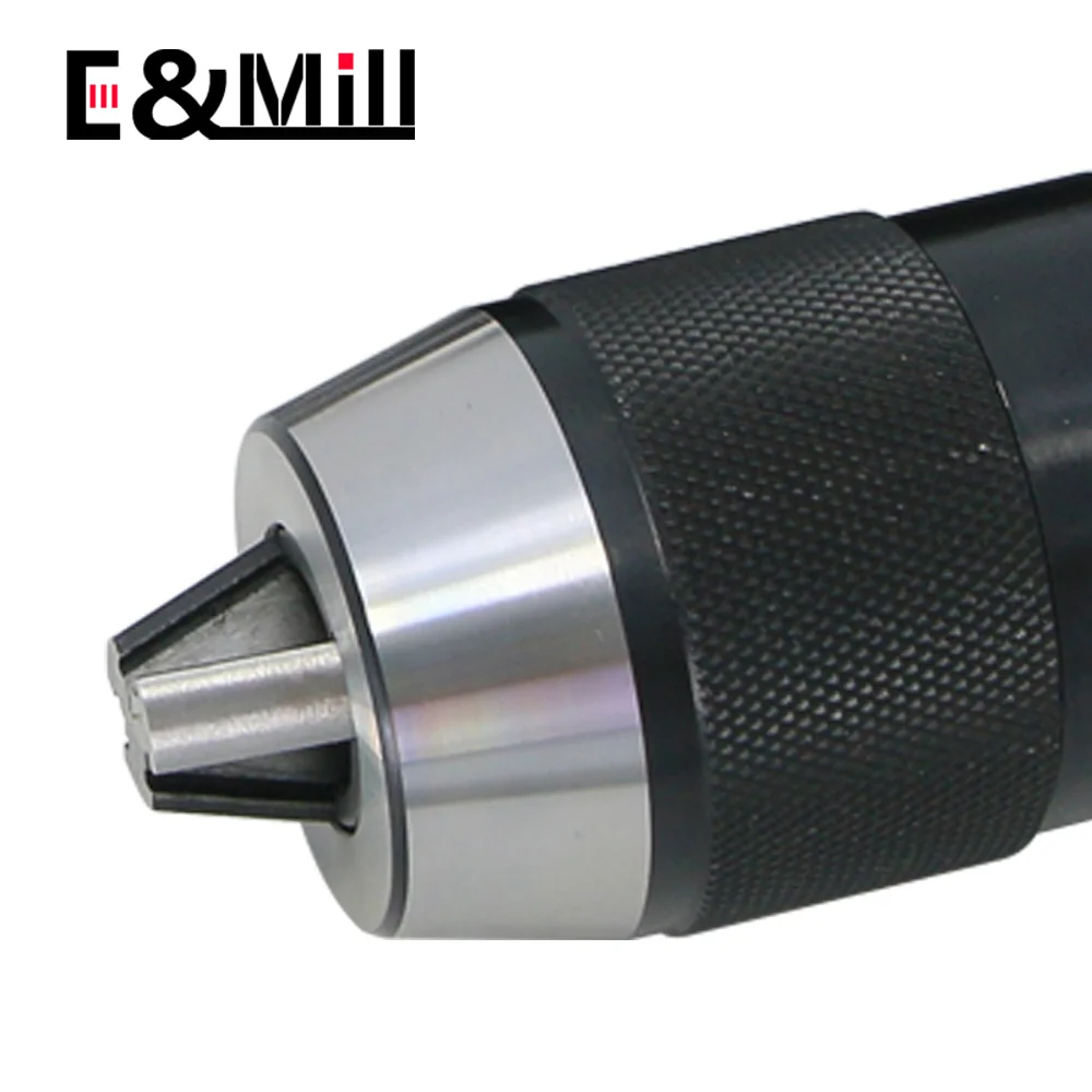 1 set Automatic B10 B12 B16 B18 B22 drill chuck Keyless drilling chuck Self Tighten Locking clamp range 0.5-6mm 1-10mm 1-13 1-16 drill chuck