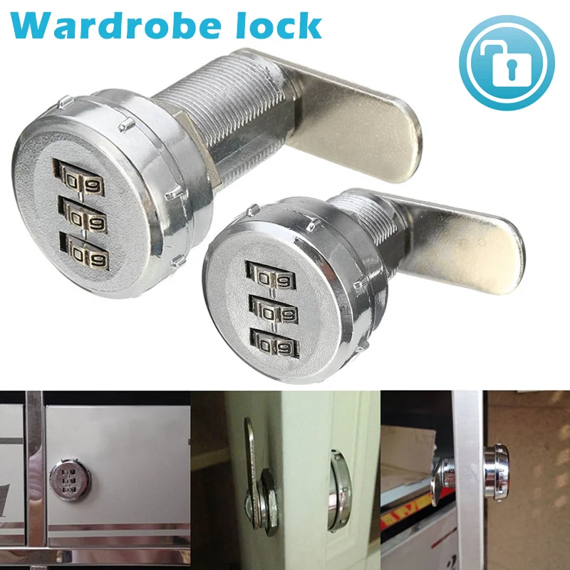 Newest Safe Keyless Digital Code Combination Lock for Home Mail Box Cabinet Drawer