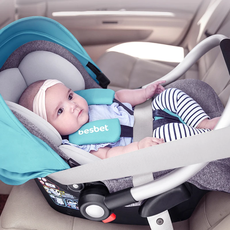 Брендовая переносная переноска для ребенка, детское безопасное сиденье для автомобиля с новорожденной машинкой, переносная корзина для сна