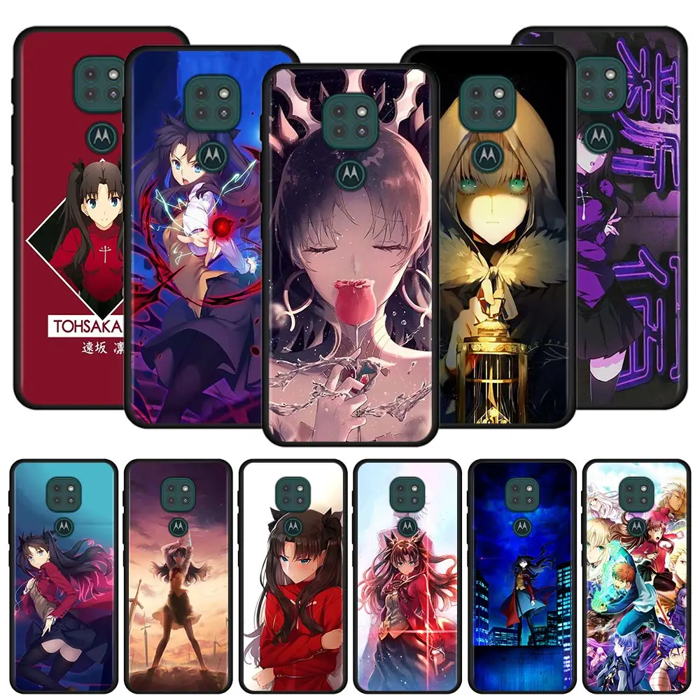 Чехол для MOTOROLA One Fusion Moto G10 G9 G8 Plus Play Power G20 G30 G40 G50 G60 Edge 20 Capa Anime Fate Zero Tohsaka Rin |