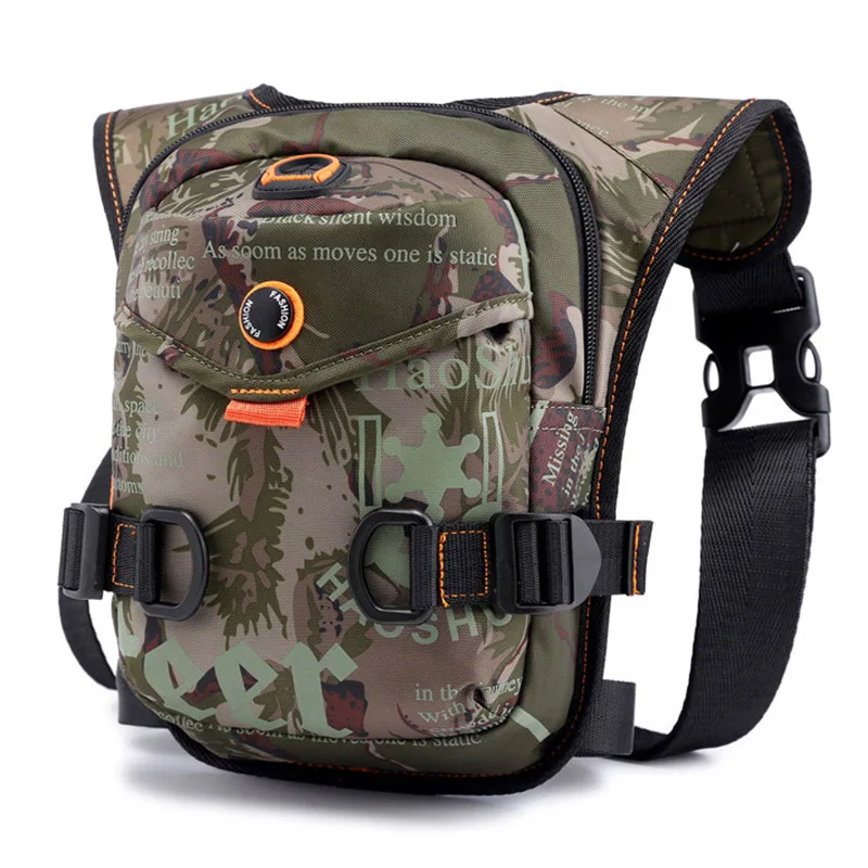Camouflage Military Tactical Drop Leg Bag Tool Fanny Thigh Men Waist Pack Male Motorcycle Riding Outdoor Running Chest |
