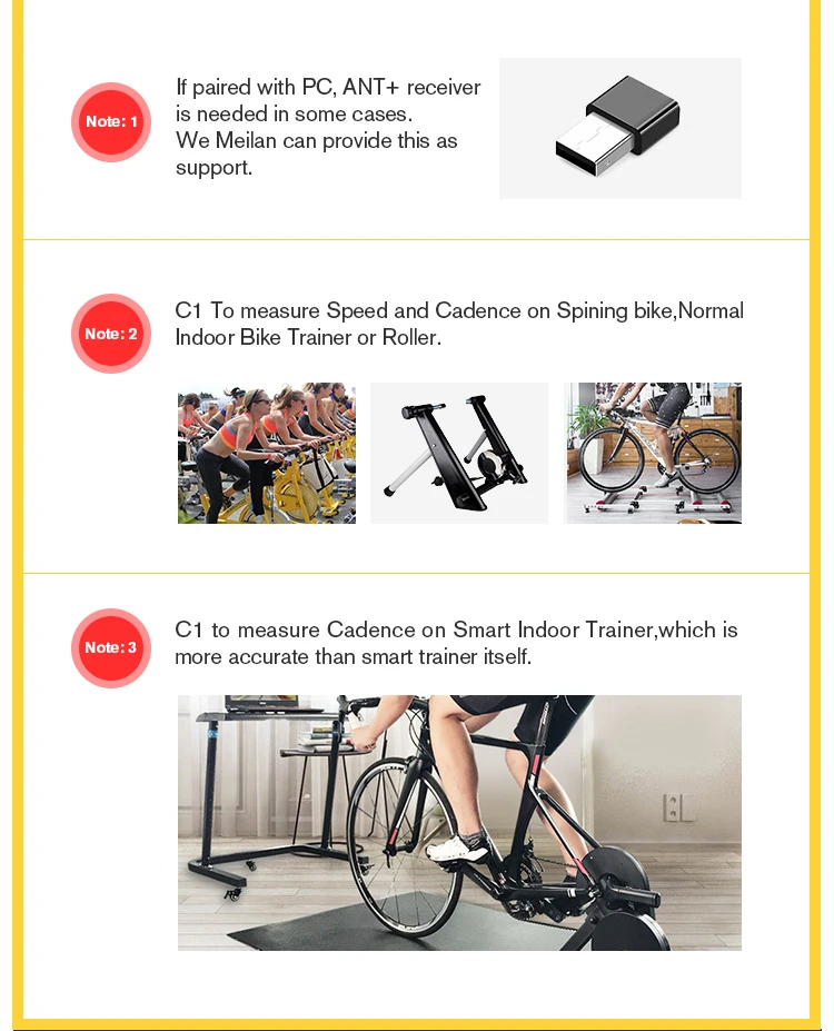 Capteur de vitesse vélo Wahoo Fitness Trackr Speed