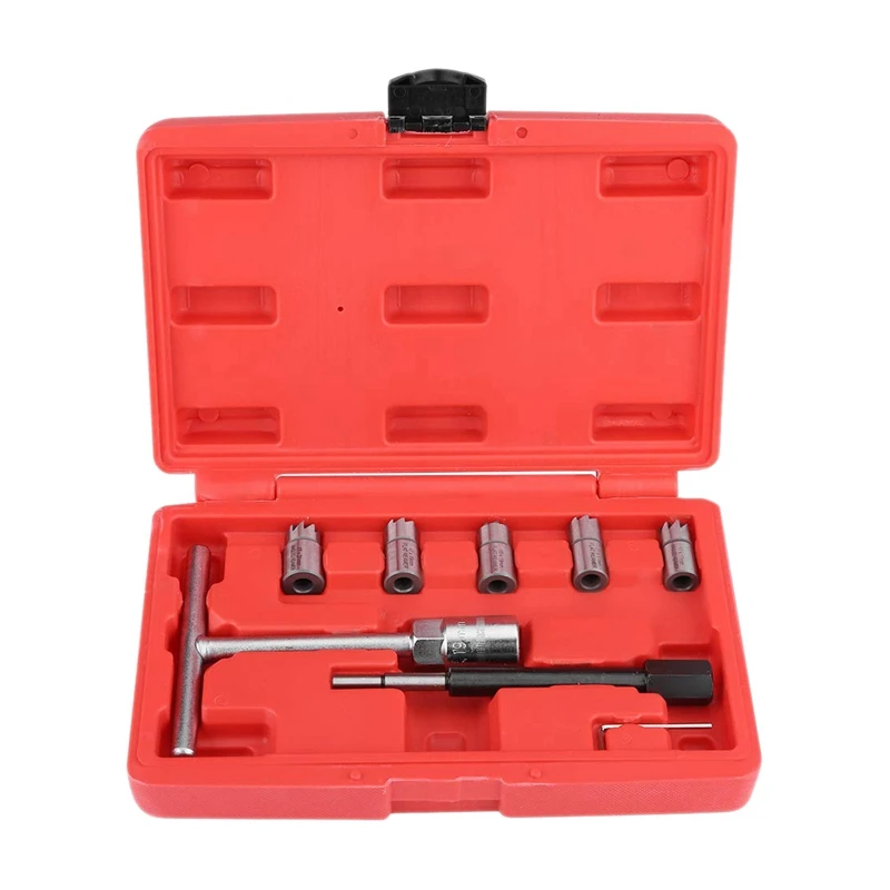 

7Pcs Injector Set Seat Cutter Cleaner Removal Tool Kit Fit for Mercedes-Benz