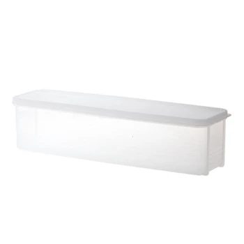 

Household Noodle Translucent Storage Box Airtight Spaghetti Box Kitchen Food Fruit Container