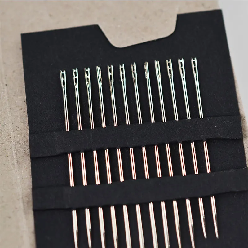 

12pcs Multi-size Side Opening Tail Needle Darning Stainless Steel DIY Embroidery Sewing Clothes Needles Hand Household Tools G