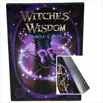 

English version Sliver Witches Wisdom Oracle Cards Wiccan Pagan Divination