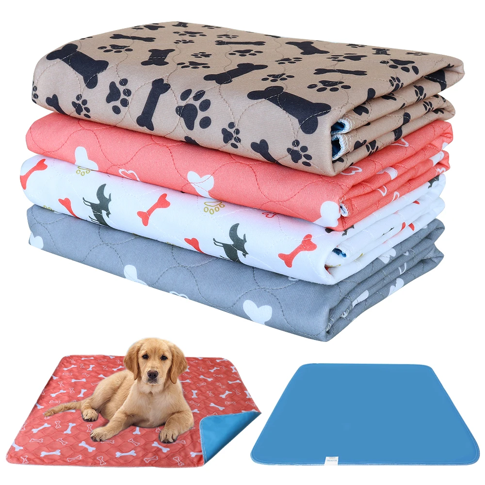 Reusable Pet Urine Pad Washable Dog Cat Diaper Mat 3 Layer Absorbent