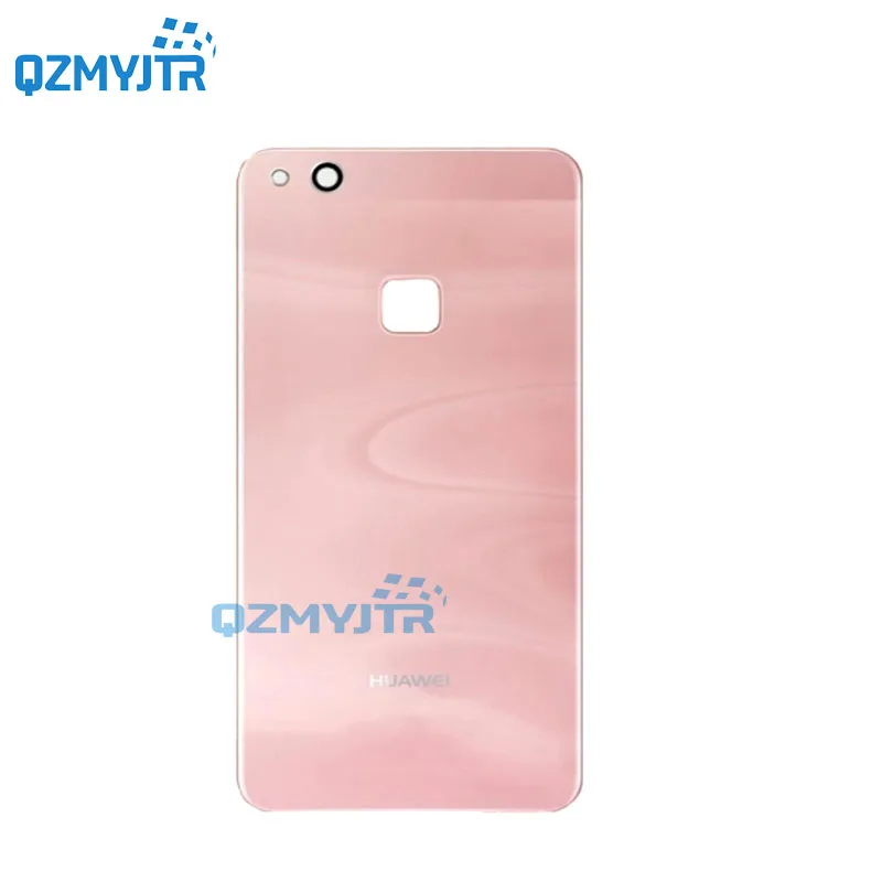 back cover pink Для Huawei P10 Lite стекло задняя крышка корпус батарея Крышка задняя дверь Чехол глянцевый для Huawei NOVA Lite Замена запчастей - Цвет: back cover pink