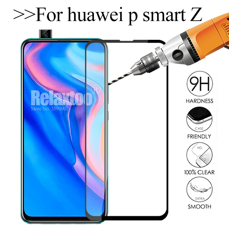 Защитное стекло для смартфона huawei p smart Z Защита экрана 2019 закаленное защитная