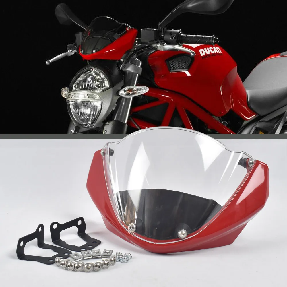 Накладка на лобовое стекло для Ducati Monster 696 795 796 1100|Козырьки от ветра и ветр. щитки| |
