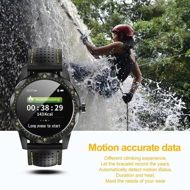 

ABKT-COLMI SKY 1 Smart Watch Men IP68 Waterproof Activity Tracker Fitness Tracker Smartwatch Clock BRIM for Android Iphone IOS P