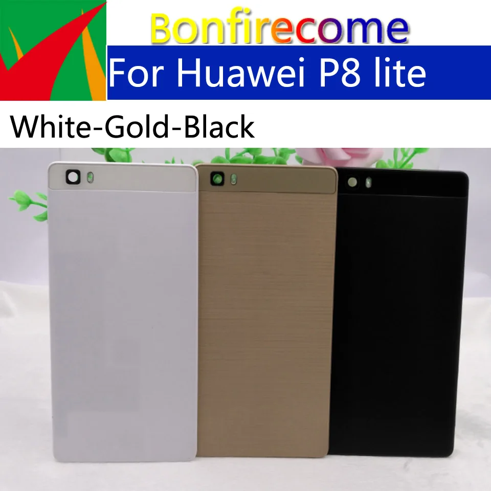 10 штук в партии для Huawei P8 lite ALE-L21 задняя крышка аккумуляторной батареи корпуса