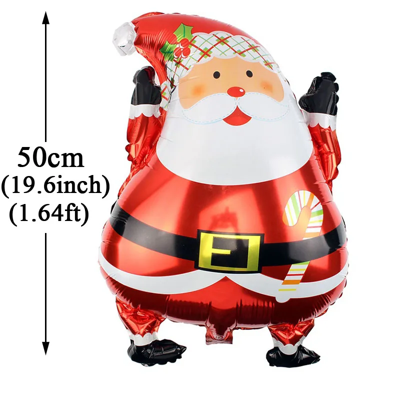 40 дюймов воздушные шары из фольги в виде цифр Happy год серебро Globos рождественские украшения для дома год s Eve вечерние поставки - Цвет: 1pcs Santa Claus