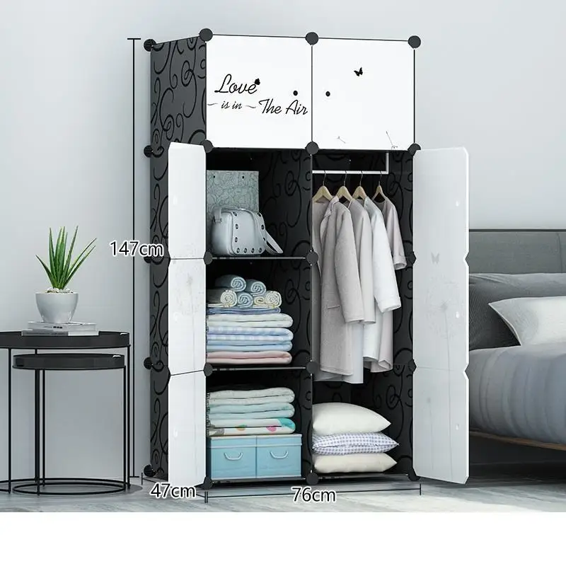 MODEL L De Almacenamiento Moveis Para Casa Dressing Penderie Chambre Range Szafa Mueble мебель для спальни шкаф гардероб - Цвет: MODEL L