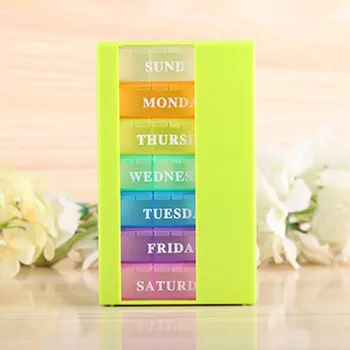 

New vertical 21 grid kits seven days a day portable household packaging storage box travel carrying old man cartridge