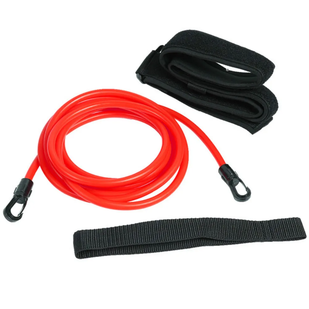 Swimming Waistbelt 3/4m Adjustable Swim Training Resistance Elastic Belt Swimming Exerciser Safety Swimming Belt Swim Tether Elastic Rope Band
