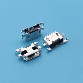 

5PCS Micro USB Connector Dock Jack Female 5Pin plate 1.6mm Tail Charging Port Socket For Motorola Moto G2 G+1 XT1063