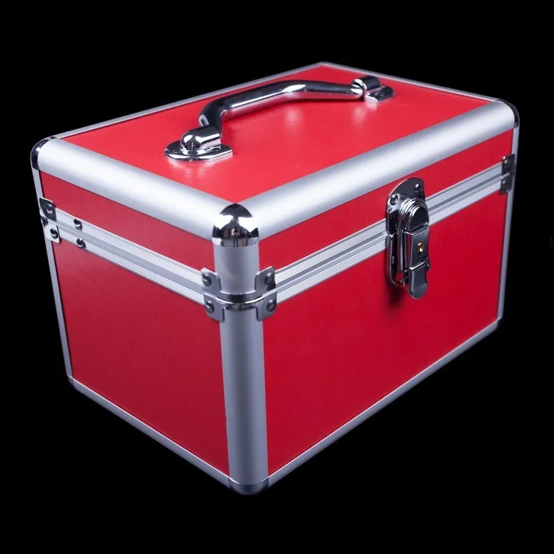 

. Storage Hairdressing Toolbox Hairdressing Scissors Hand Hair Stylist Bag Aluminium Alloy Password Profession Multi-functional