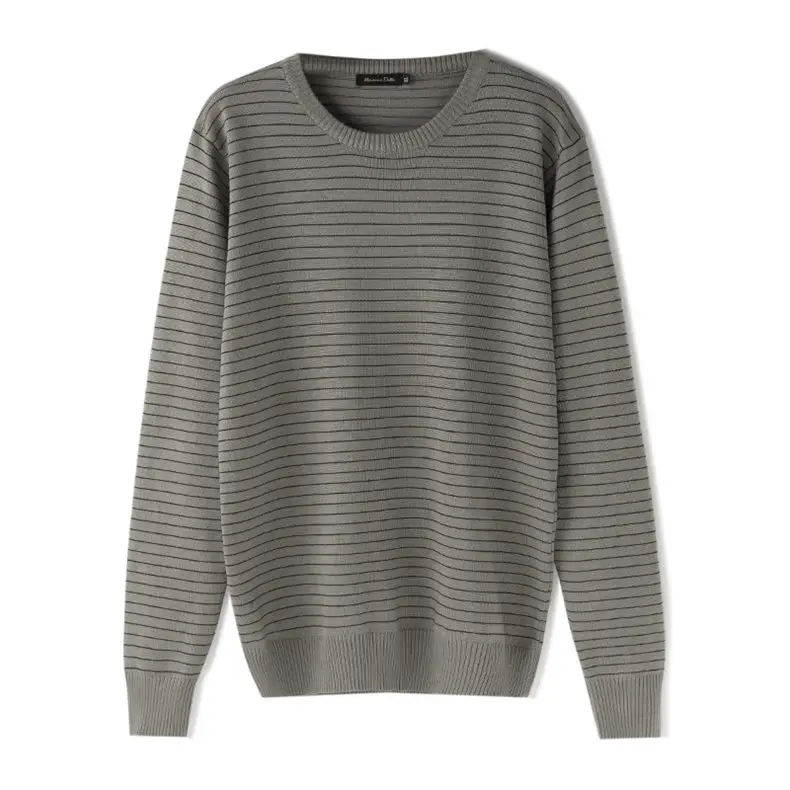 MuLS Brand Sweaters Men Pullovers Male 2019 Autumn New Round Neck Striped Sweater Jumpers Winter Spring O-Neck Cotton Knitwear 02