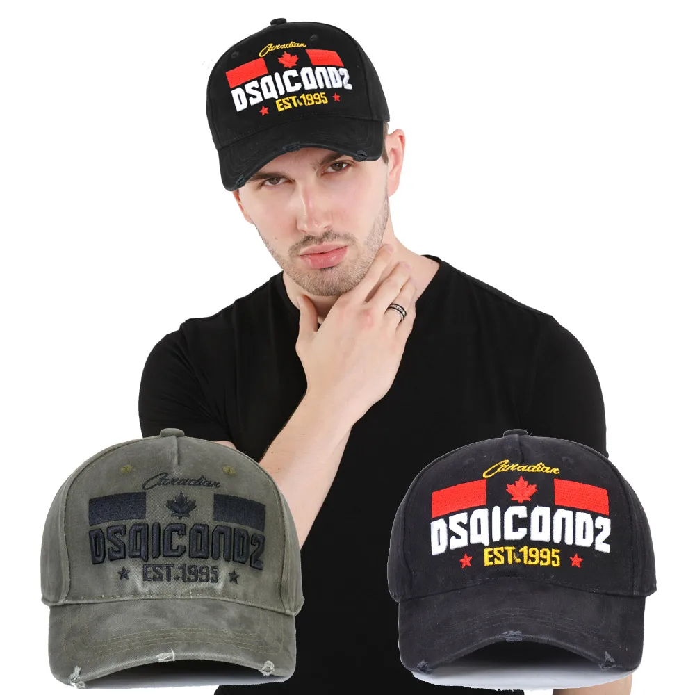 

New fashion DSQICOND2 letters embroidery men and women baseball caps Shopping sunscreen all-match sports hat cap