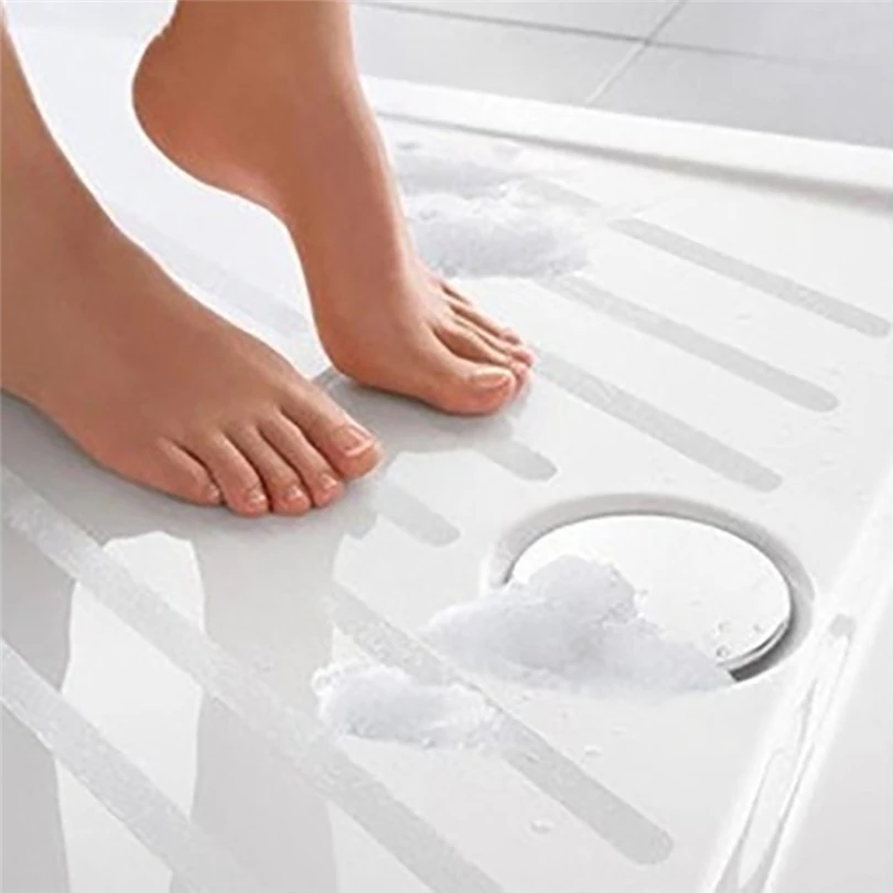 12Pcs Bathtub Staircase Transparent Anti Skid Slip Bath Grip Proof Safe Non Slip Strips Tape Bathroom Best Product For Shower20