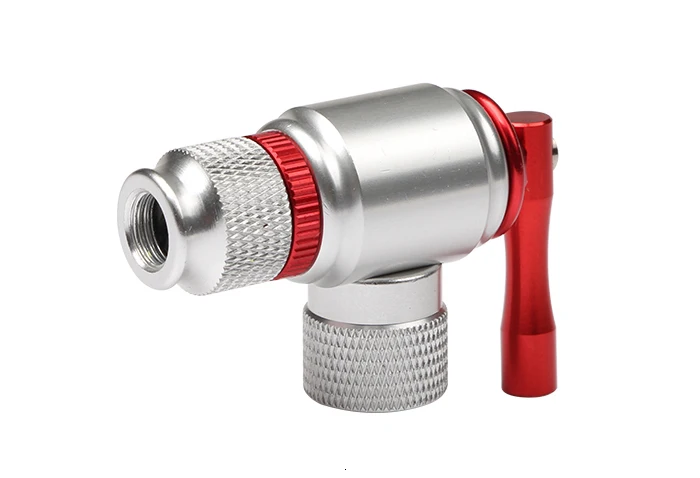 Silver Mini Bicycle Mini Pump CO2 Inflator Insulated Sleeve Cycling Bike Pump Bike Ball Pump Bike Bicycle Accessories - Цвет: Silver