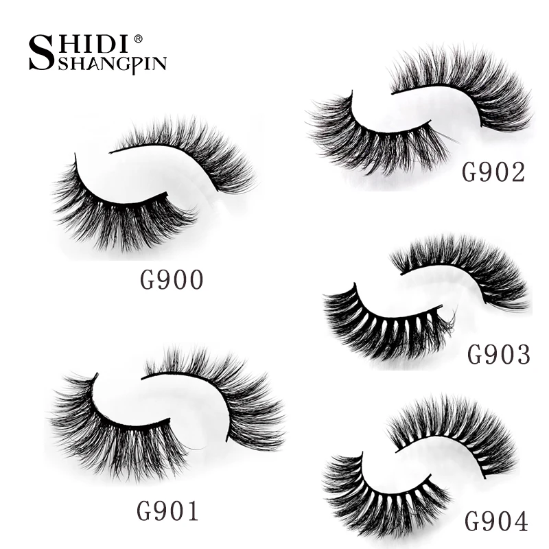 Hot 12 Pairs Cherry Eyelashes Lashes Handmade Full Strip Lashes Crisscross Natural False Eyelashes Human Hair Fake Eye Lashes