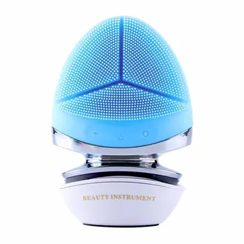 

Silicone Introduction Instrument Ems Micro Current Cleansing Instrument Photon Skin Rejuvenation Pore Cleaner