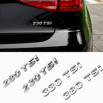 

Metal Car Sticker Rear Trunk Decal for Volkswagen 230 280 330 380 TSI Golf Polo Passat Tiguan Lavida Sagitar Touareg Badge