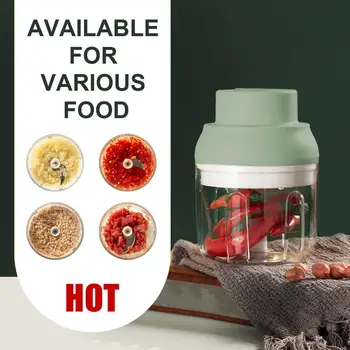 

Electric Garlic Masher Sturdy Durable Mini Crusher Chopper USB Charging For Crushed Garlic Crushed Ginger Crushed Fresh Chili