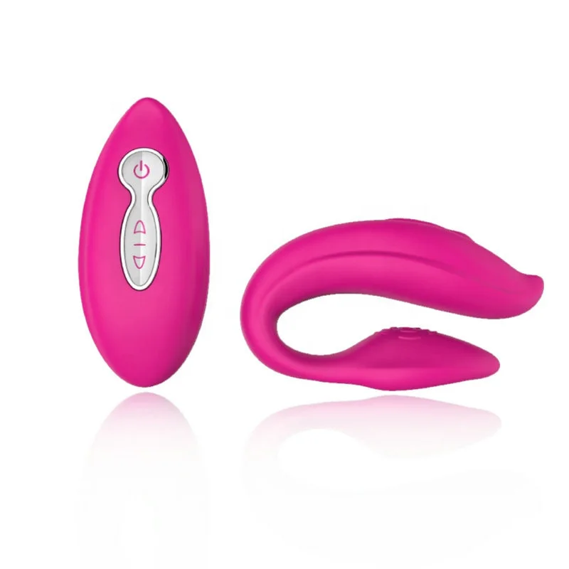  Silicone Dual Wireless Remote Control USB Rechargable G-Spot Vibrators Silicone 5 Speed Egg Vibrato
