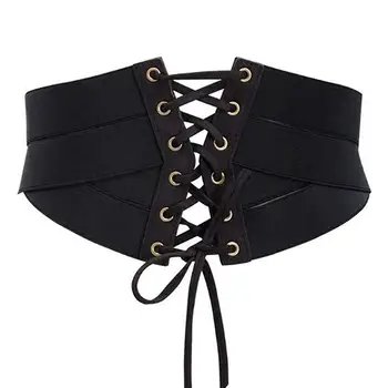 

Women's Fashion Elastic Stretch Wide Band Corset Waist Belt
