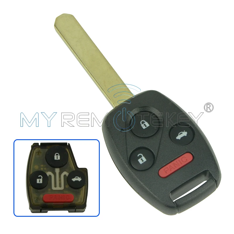 Remtekey remote key 3 button with panic for honda key OUCG8D-380H-A 313.8Mhz ID46 for Honda Accord 2003 2004 2005 2006 2007