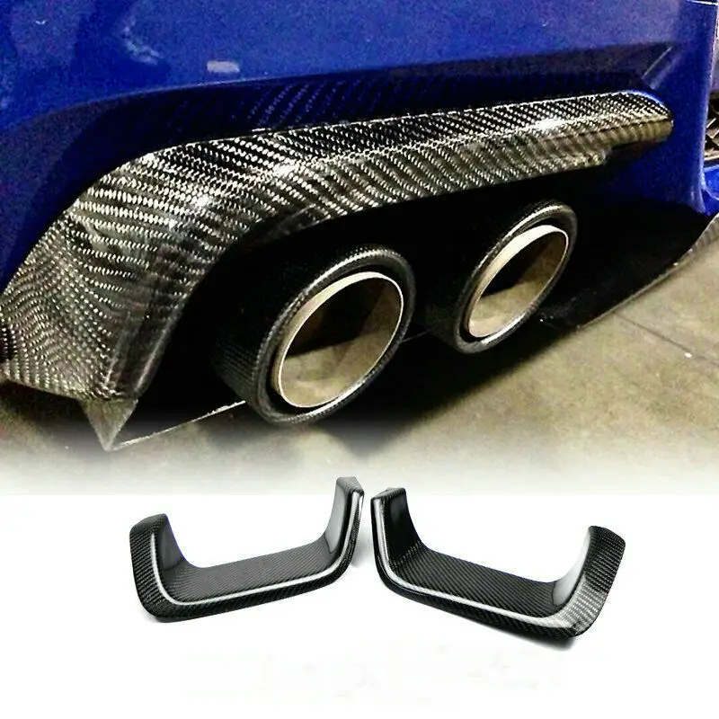 2pcs Real Carbon Rear Bumper Exhaust Heat Shields For Subaru Impreza Grb  Gvb Wrx Sti Wangon Hatchback 5-door 2008-2014 2010 10th - Body Kits -  AliExpress