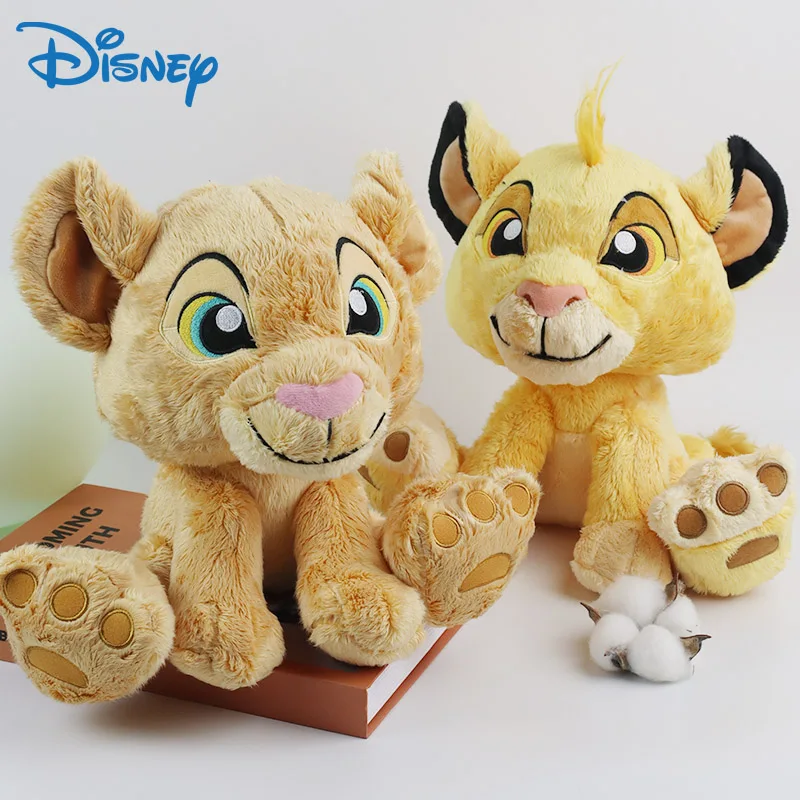 Disney Simba And Nala Plush Toys Cub Stuffed Animals 25cm The Lion King Soft Doll Cute Things Children Toy Gift To Girlfriend disney the lion king simba nala plush toys 23cm medium stuffed animals dolls tv spain children gifts for boys kids 2 to 4 years