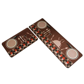 

Newly Non-Slip Soft Kitchen Mat Bath Rug Doormat Water absorption Bathroom Carpet CLA88