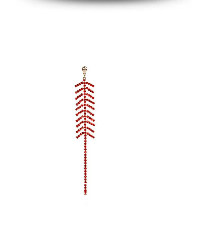 

S925 Silver Needle Tea Chinese Red Air Tassel Chinese Windy Design Personal Firecracker Earrings Anti-Allergic Jewelry Wholesale