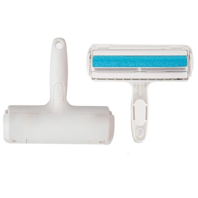 blue 2-Way Pet Hair Remover ролик для удаления ворса Щетка для собак, кошек, шерсти одежды щетка для чистки ковров Fuzz Shaver - Цвет: blue