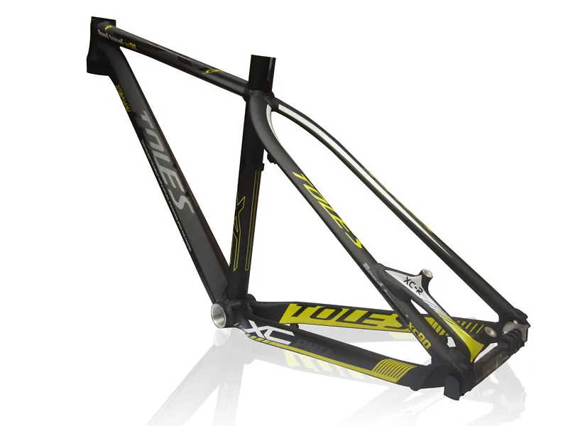 26X16 TOLES рамы для горного велосипеда 26 27,5 er MTB велосипедная Рама в комплекте 16/1" алюминиевые рамы 44-55 мм конические BB68 велосипедные рамы - Цвет: 26X16