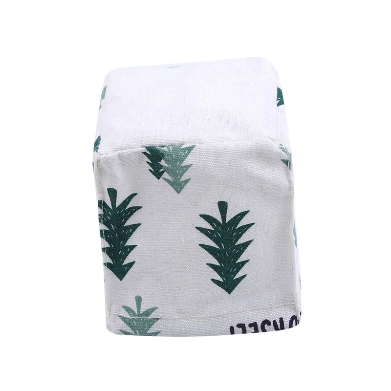 Hot Sale Cosmetics Sundry Storage Boxs Small Desk Desktop Stationery Bag Of Rattan Basket Dresser Cotton And Linen Receive Case
