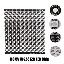 DC 5V WS2812B carte puce LED et dissipateur thermique adressable individuellement WS2811 IC rvb 2812B SMD 5050 rvb puce LED intégré