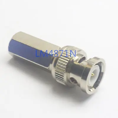 

DHL/EMS 250 x Connector BNC male plug push-on type RG-8X RG6 RG59 LMR240 cable CCTV Camera -d2