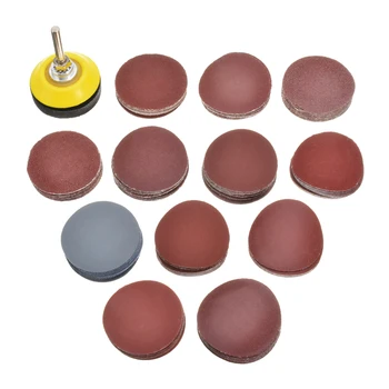 

120Pcs 2'' Sanding Disk Sand Pad Set 60-3000 Grit Sanding Disc R Roloc Abrasive Roll Lock with Rubber Torque Tray For Sander