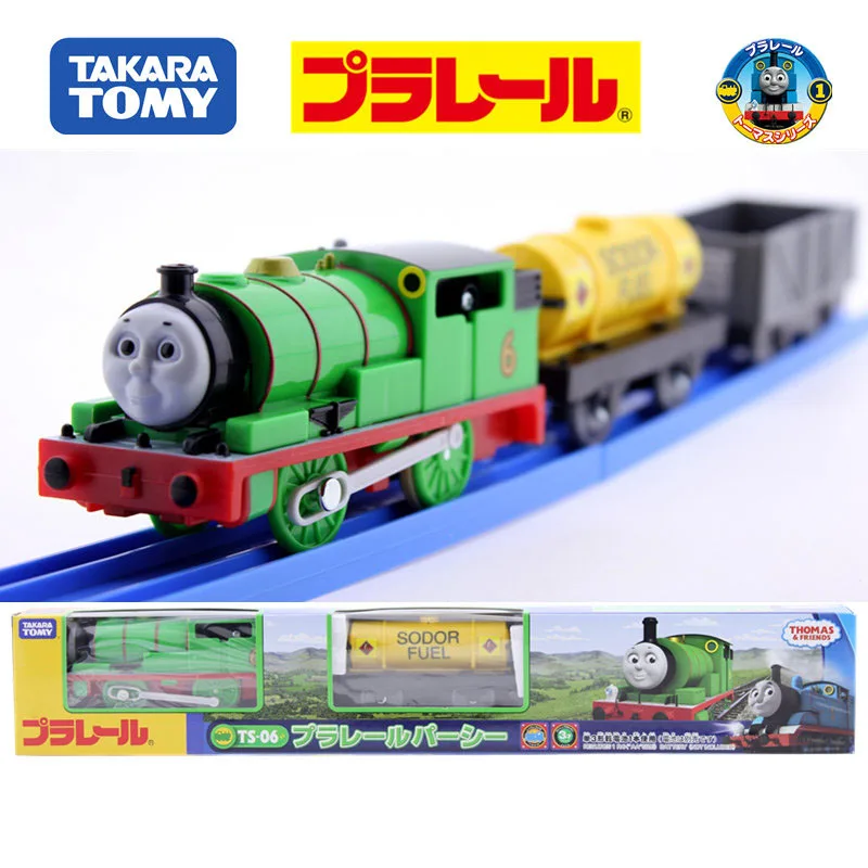 Такара TOMY автомобильный поезд рельс TRACKMASTER грузовики с моторизованным Виктором Роки Эдвардом Гордоном Джеймсом Перси Хиро мальчик игрушки - Цвет: TS06