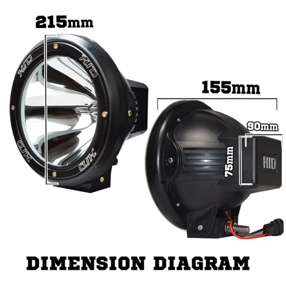 1 пара " дюймов 12 в 100 Вт HID2019 новые фары для вождения Ксеноновые Прожекторы для бездорожья охоты рыбалки кемпинга работы точечные светильники