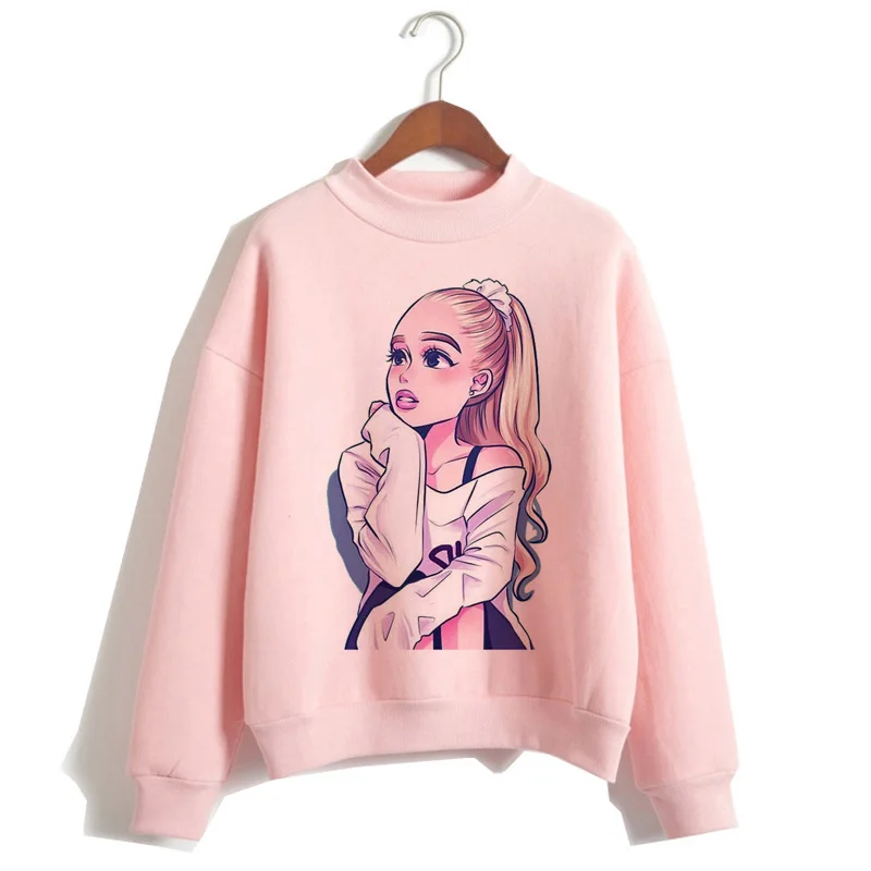 Ariana Grande harajuku Женская толстовка с капюшоном ulzzang худи уличная хип хоп Мода корейский стиль новинка Женский 90s - Цвет: 5234