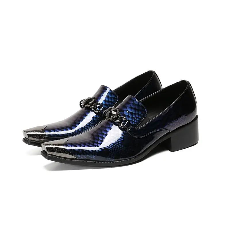 NEW style Handmade men 100% leather shoes with Rivet Metal Toe Fashion men's casual loafers smoking slipper flats | Обувь
