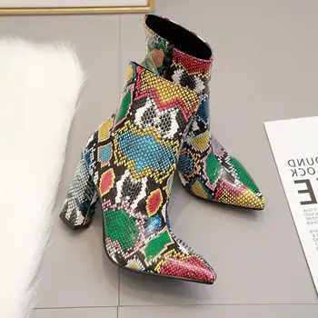 

Sexy New Ankle Boots Women 2020 Woman Snake