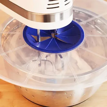 

Plastic Grill Screen Cover Egg Beater Cylinder Flour Butter Splash Blender Kitchen Baking Tools food silicone cover cooking pot