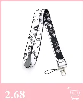 Chinese characters funny Neck Strap Lanyard keychain Mobile Phone Strap ID Badge Holder Rope Key Chain Keyrings Accessory Gifts
